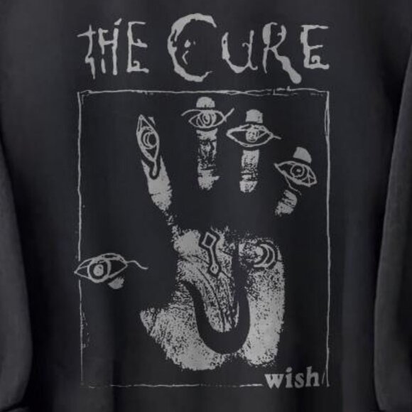 Vintage 90s The Cure Sweatshirt, Retro Concert The Cure Crewneck Sweater Unisex - Picture 3 of 4